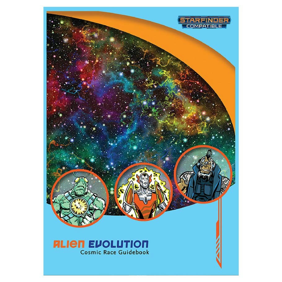 Image of Starfinder RPG: Alien Evolution Cosmic Race Guidebook Fat Goblin Games FAT5002