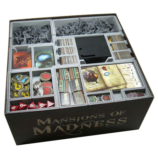 Image of Mansions of Madness 2nd Ed Board Game Organizer Box Insert Folded Space FDSMAN