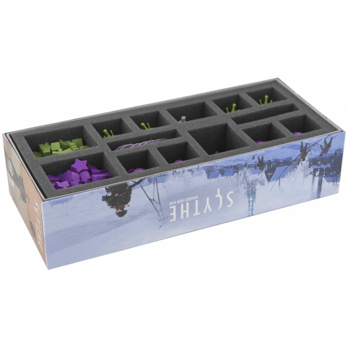 Image of FELDHERR Foam Storage Game Box Insert SCYTHE Invaders From Afar Expansion