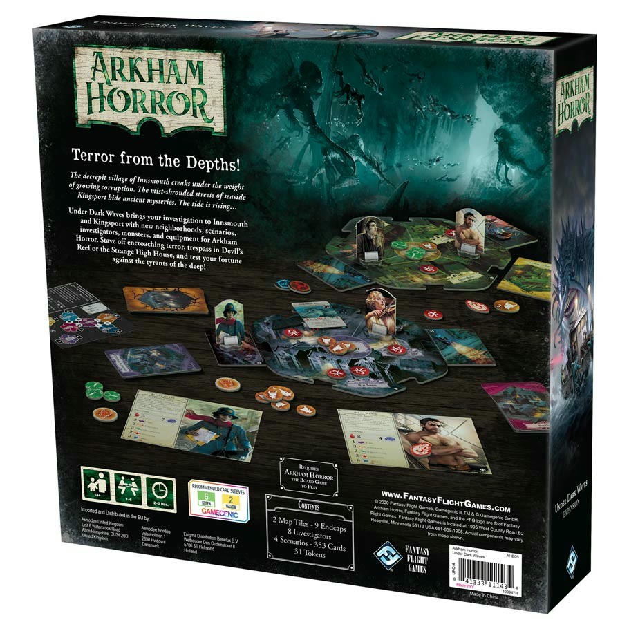 Image of Call of Cthulhu: Arkham Horror 3rd Edition Under Dark Waves Expansion FFGAHB05