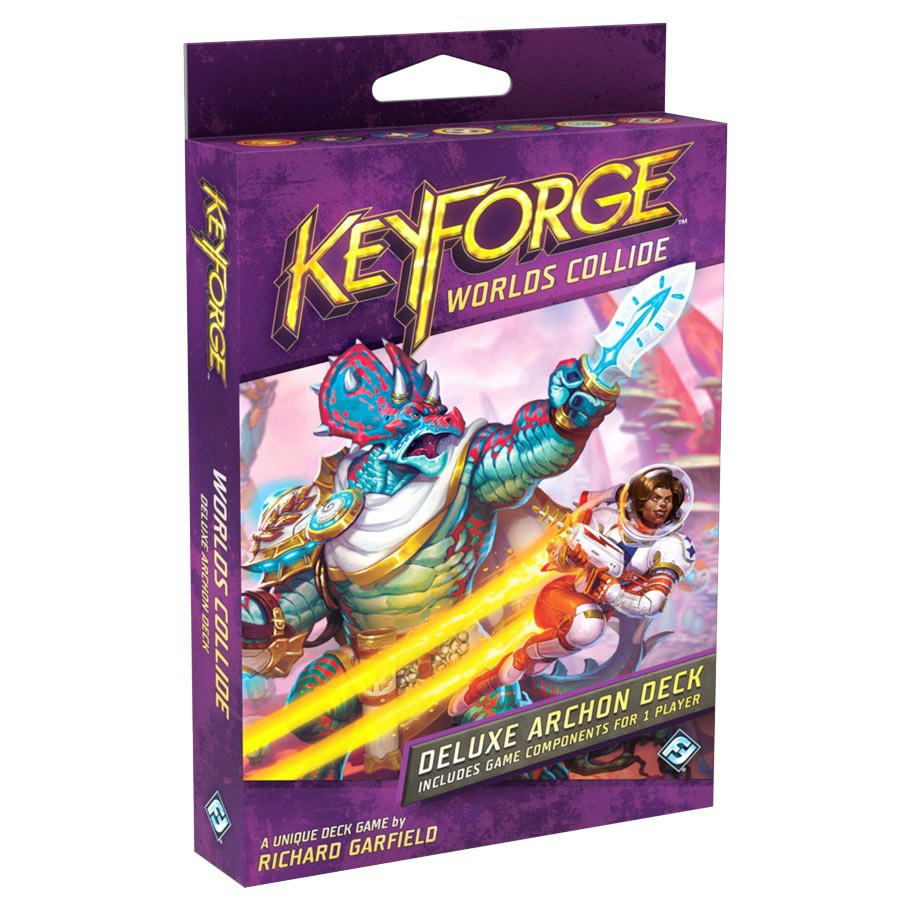 Image of Keyforge Card Game: Worlds Collide Deluxe Archon Deck by Richard Garfield KF06