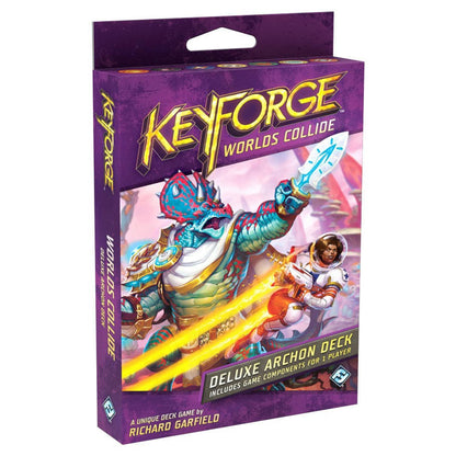 Image of Keyforge Card Game: Worlds Collide Deluxe Archon Deck by Richard Garfield KF06
