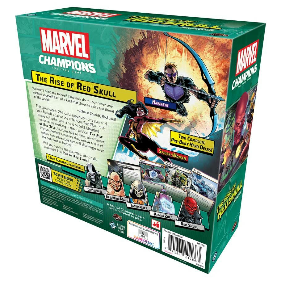 Image of Marvel Champions Card Game: Rise of Red Skull Expansion Pack FFGMC10EN