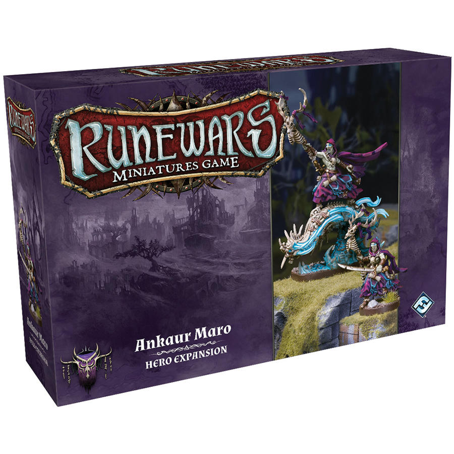 Image of RuneWars Miniatures Game: Waiqar Ankaur Maro Hero Expansion FFGRWM11 Rune Wars 
