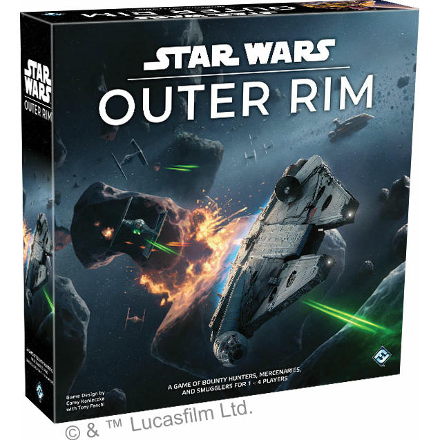 Image of Star Wars: Outer Rim Board Game Game by Fantasy Flight Games FFGSW06