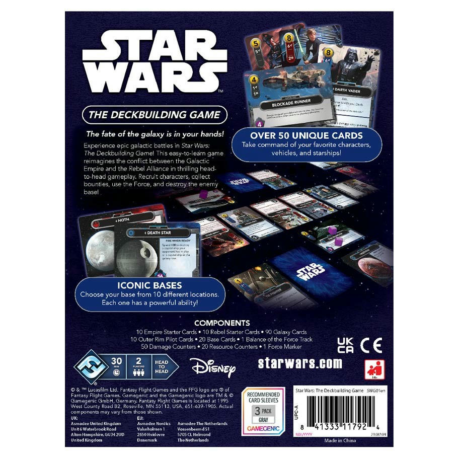 Image of Star WarsThe Deckbuilding Game Core Set by Fantasy Flight FFGSWG01EN