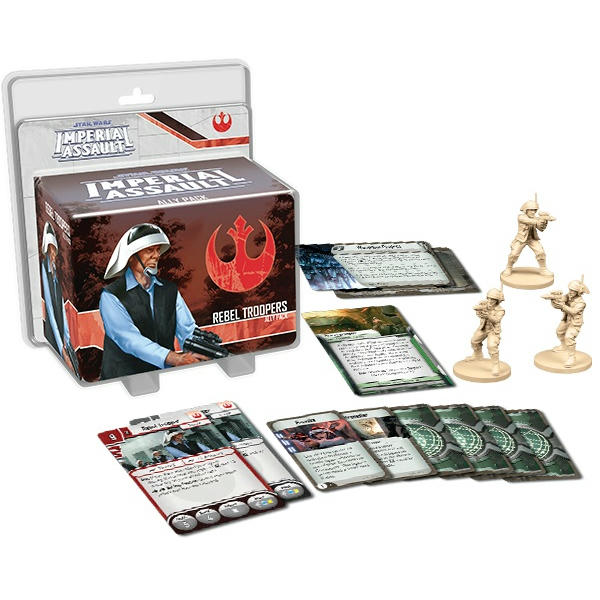 Image of Star Wars Imperial Assault: Rebel Troopers Ally Pack FFGSWI08