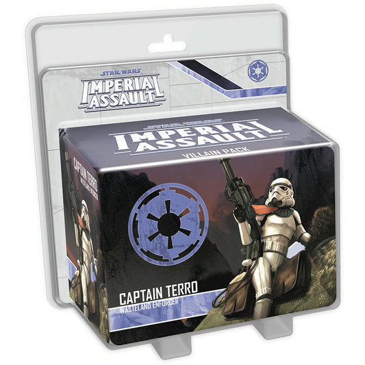 Image of Star Wars Imperial Assault Captain Terro Wasteland Enforcer Villain Pack SWI35