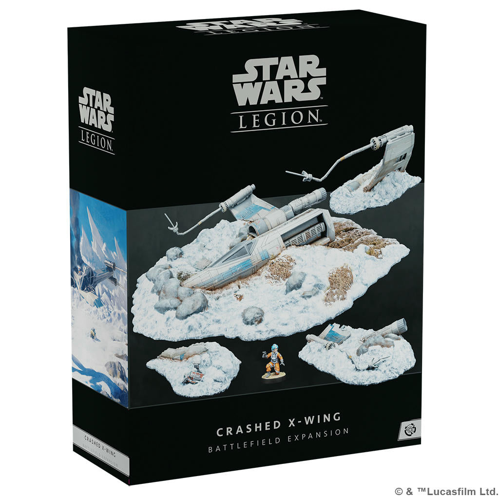 Image of Star Wars Legion Miniatures game: Crashed X-Wing Battlefield Expansion SWL100EN