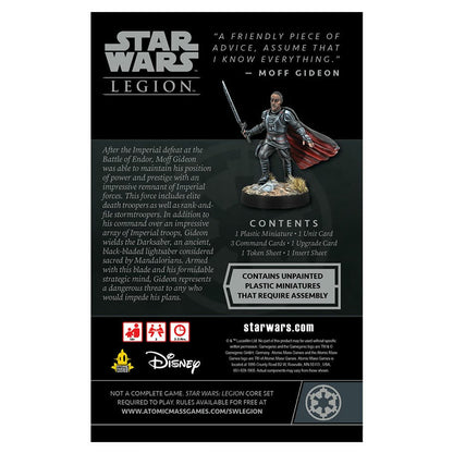 Image of Star Wars Legion Miniatures game: Moff Gideon Commander Expansion FFGSWL102EN