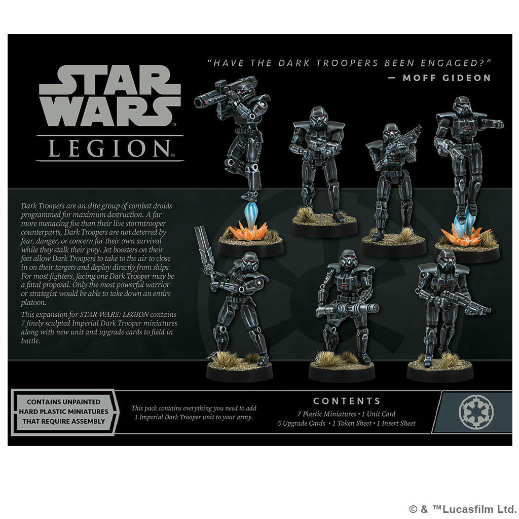 Image of Star Wars Legion Imperial Dark Troopers Unit Expansion FFGSWL103EN