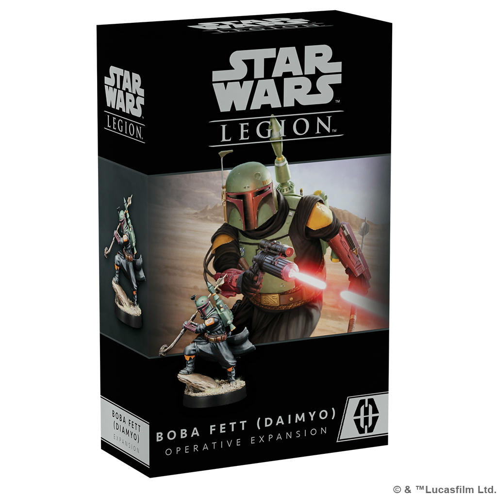 Image of Star Wars Legion Miniatures game Boba Fett (Daimyo) Operative Expansion SWL104EN