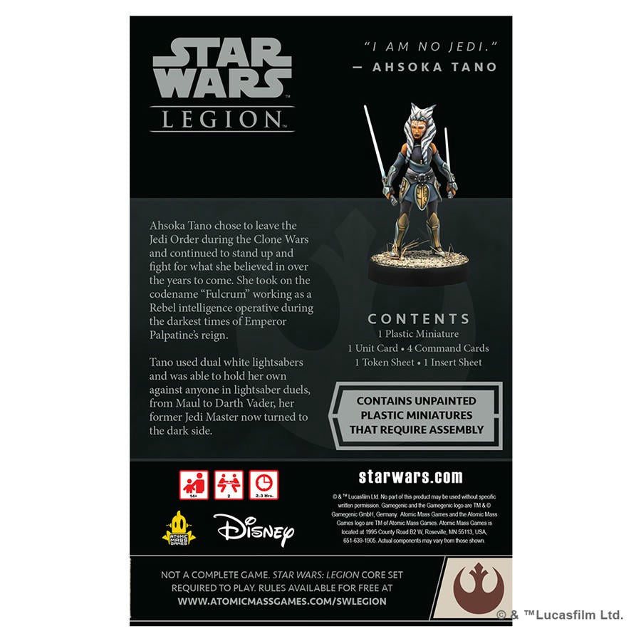 Image of Star Wars Legion Miniatures game: Ahsoka Tano Operative Expansion FFGSWL106EN