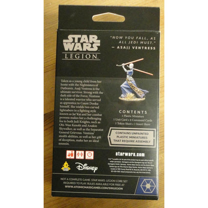 Image of Star Wars Legion Miniatures game Asajj Ventress Operative Expansion SWL108EN