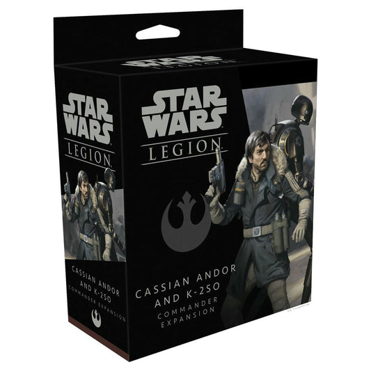 Image of Star Wars Legion Miniatures game: Cassian Andor & K2-SO Commander FFGSWL59