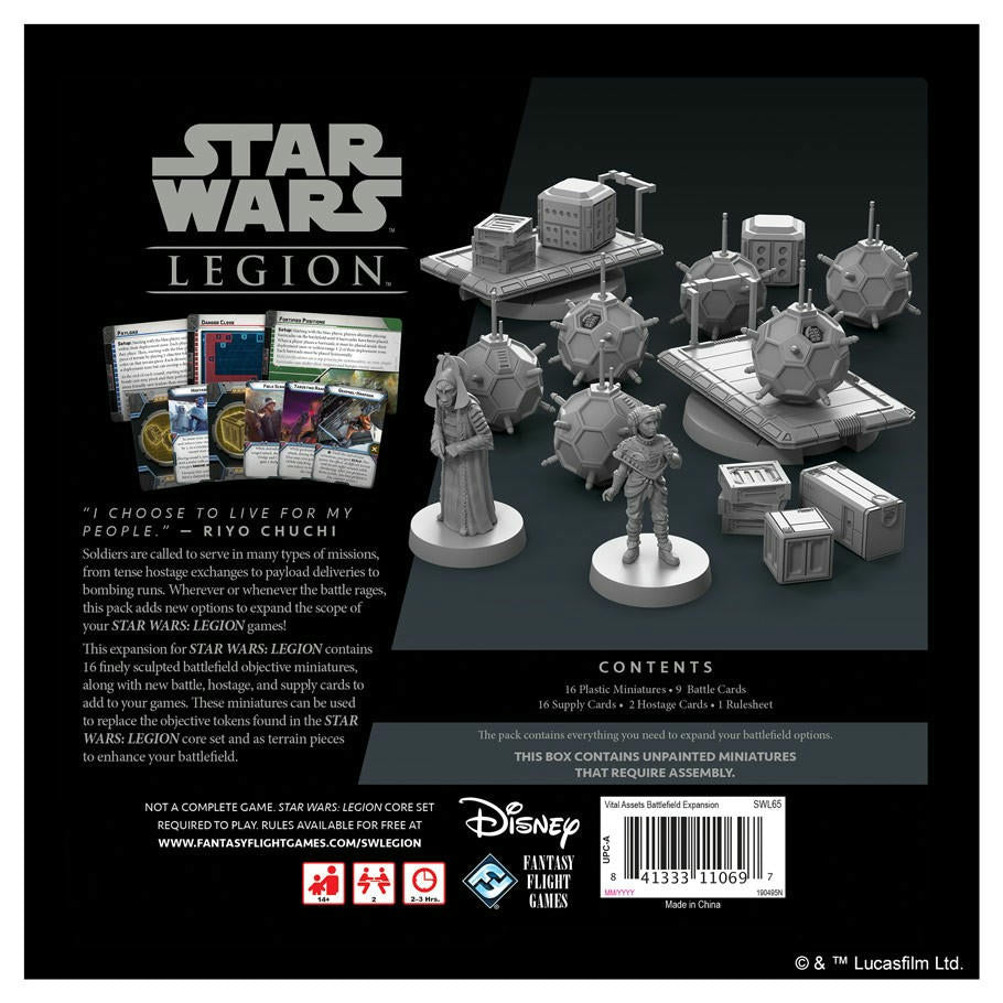 Image of Star Wars Legion Miniatures game: Vital Assets Battlefield Expansion FFGSWL65