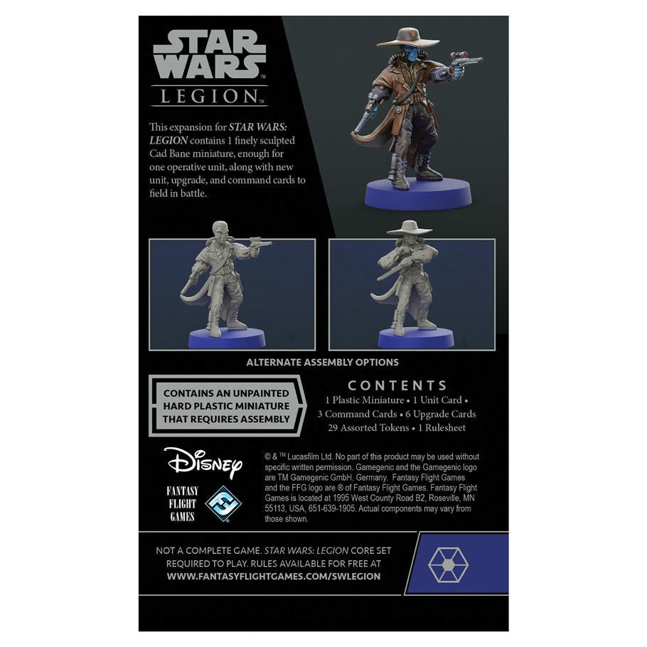 Image of Star Wars Legion Miniatures game: Cad Bane Operative Expansion FFGSWL67