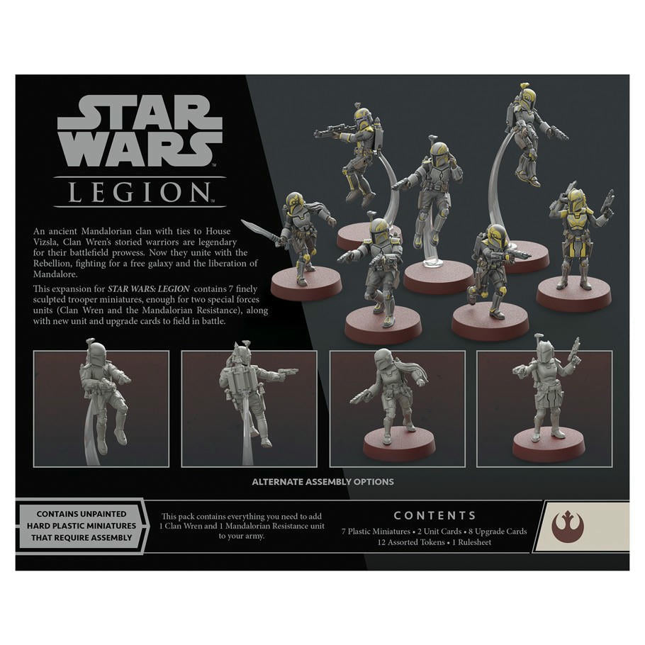Image of Star Wars Legion Miniatures game: Clan Wren Expansion FFGSWL69