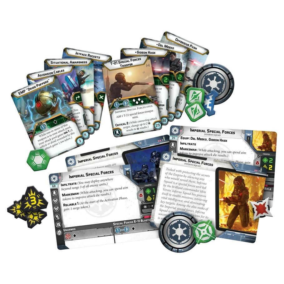 Image of Star Wars Legion Miniatures game: Inferno Squad Expansion FFGSWL69