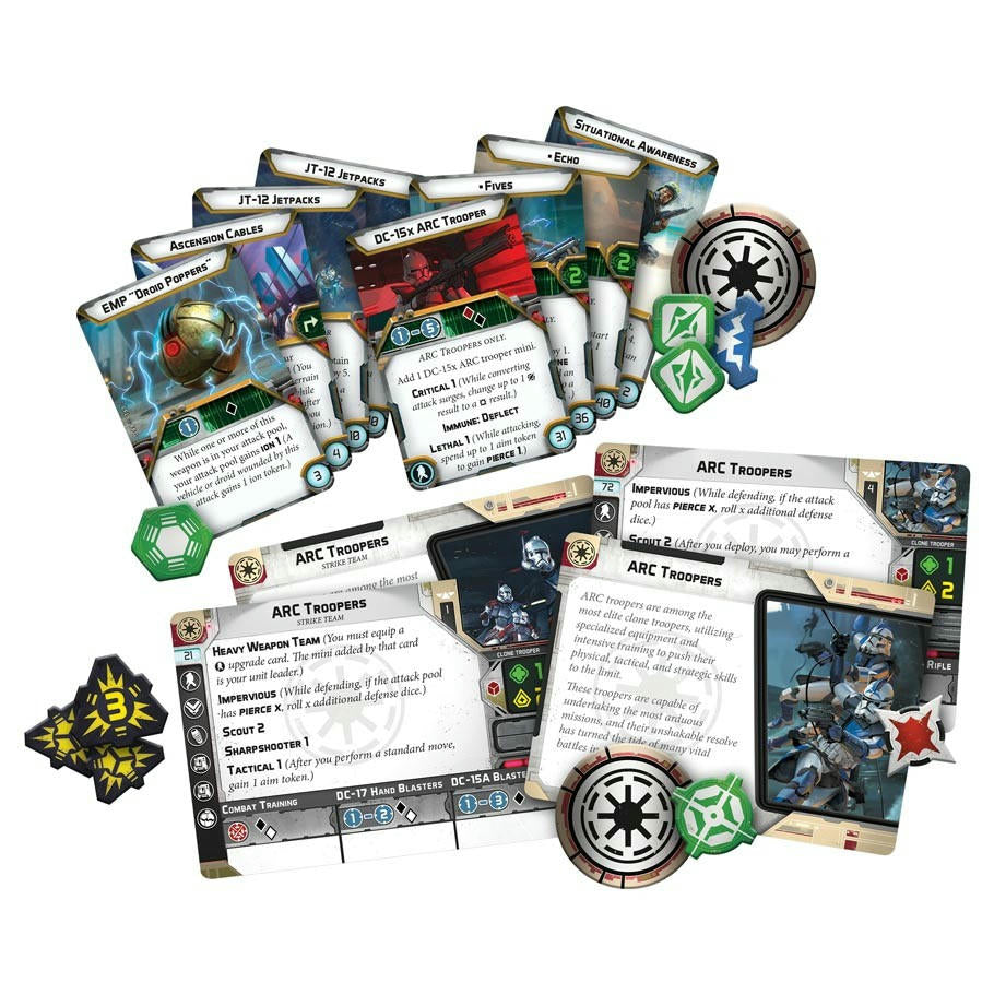 Image of Star Wars Legion Miniatures game: ARC Troopers Expansion FFGSWL70