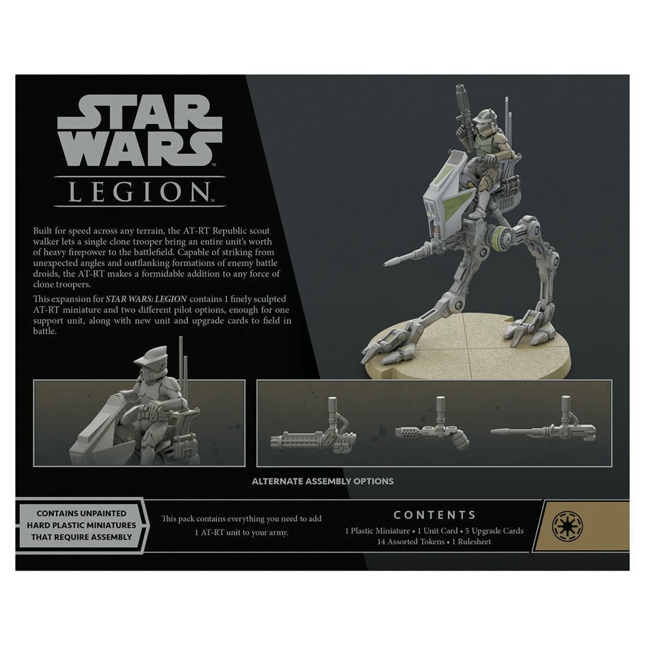 Image of Star Wars Legion Miniatures game: Republic AT-RT Unit Expansion FFGSWL71