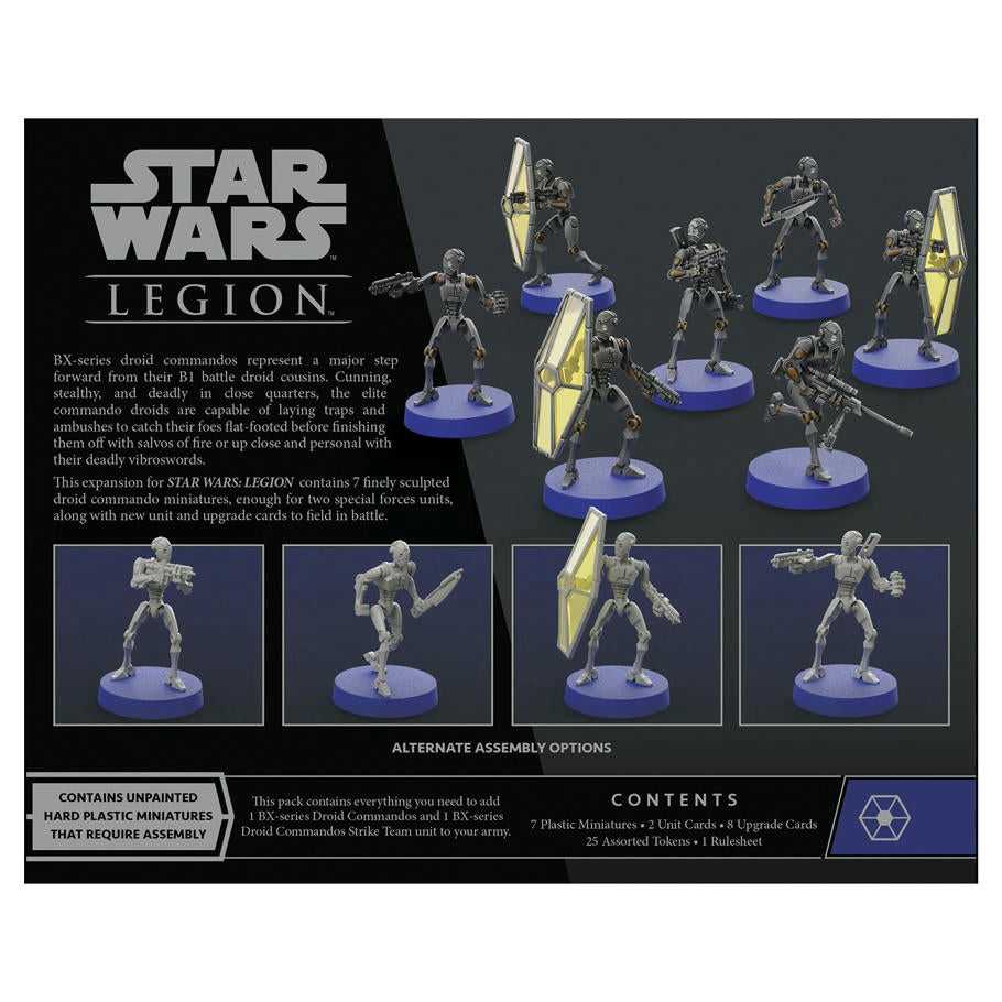 Image of Star Wars Legion Miniatures game: BX-Series Droid Commandos Expansion FFGSWL72