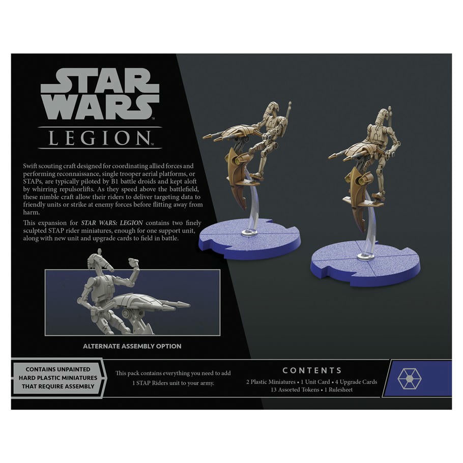 Image of Star Wars Legion Miniatures game: STAP Riders Unit Expansion FFGSWL73