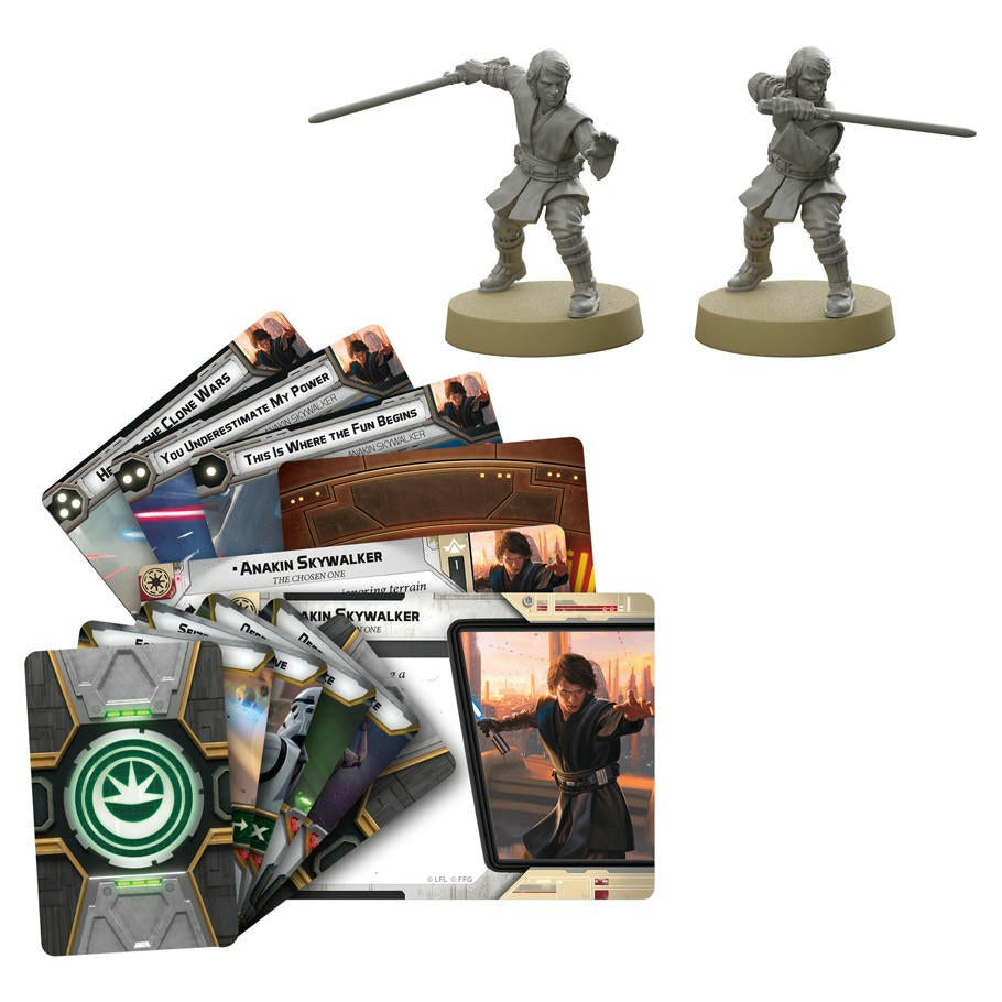 Image of Star Wars Legion Miniatures game: Anakin Skywalker Commander Expansion FFGSWL74