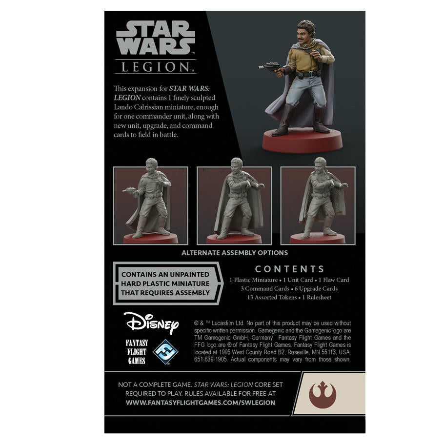 Image of Star Wars Legion Miniatures game: Lando Calrissian Commander Expansion FFGSWL78