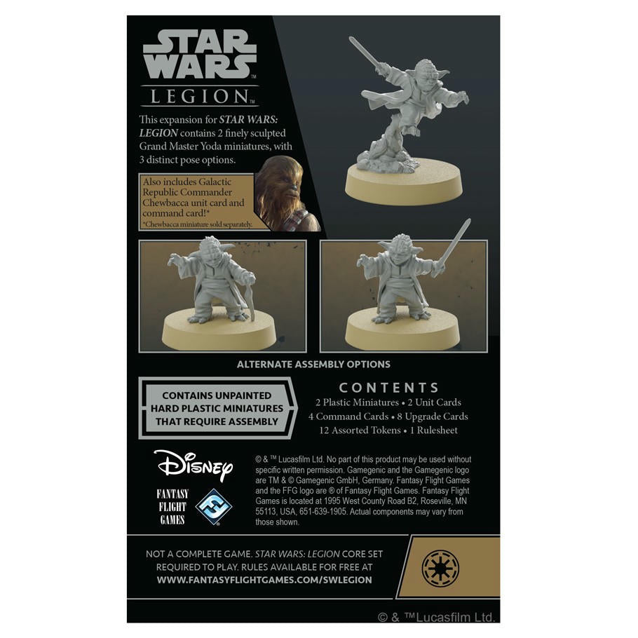 Image of Star Wars Legion Miniatures game: Grand Master Yoda Commander FFGSWL82