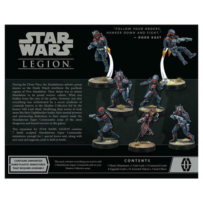 Image of Star Wars Legion Mandalorian Super Commandos Expansion SWL94EN Fantasy Flight