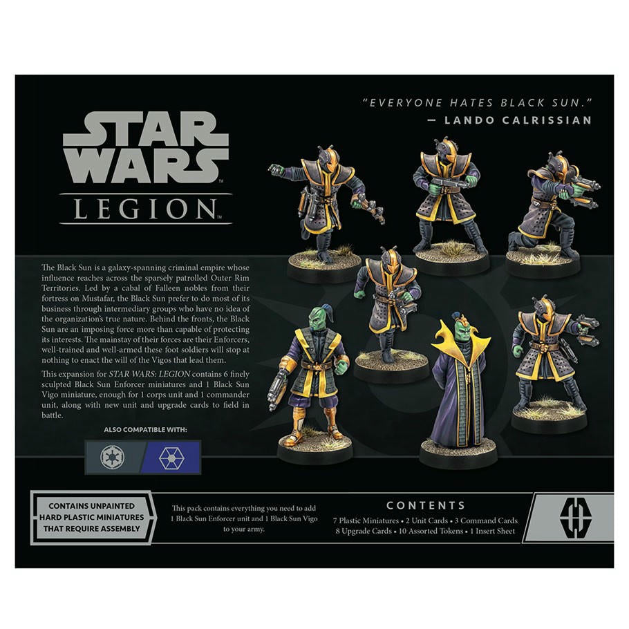 Image of Star Wars Legion Black Sun Enforcers Unit Expansion SWL95EN Fantasy Flight