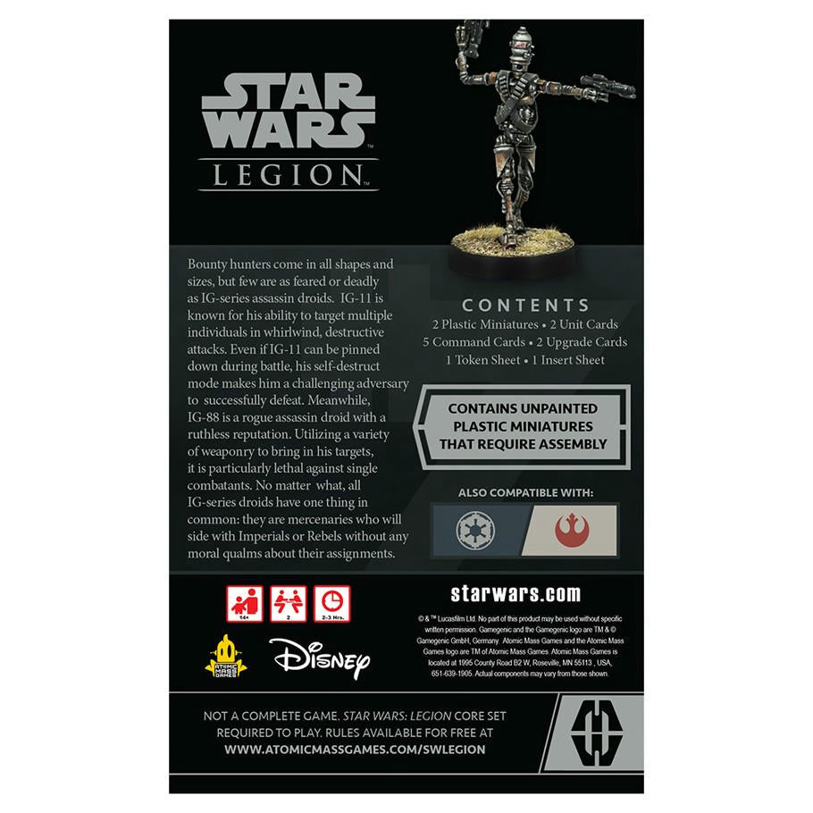 Image of Star Wars Legion Miniatures game: IG-Series Assassin Droid Expansion SWL99EN