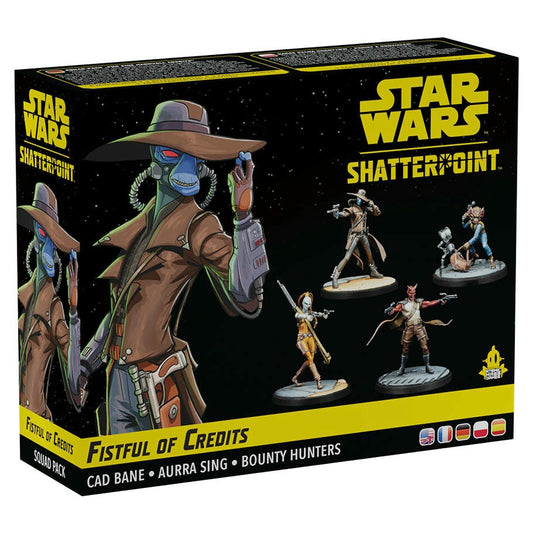 Image of Star Wars Shatterpoint Fistful of Credits Cad Bane Bounty Hunters Squad Pack 