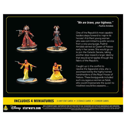 Image of Star Wars Shatterpoint We Are Brave Queen Padme Squad Pack FFGSWP15