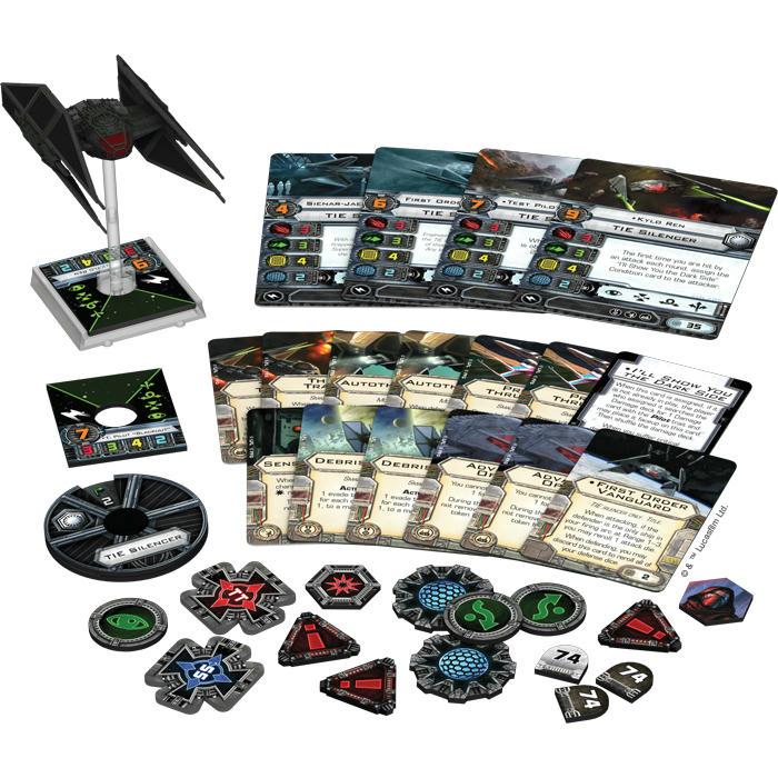 Image of Star Wars X-Wing: TIE Silencer ship expansion pack by Fantasy Flight Games SWX68