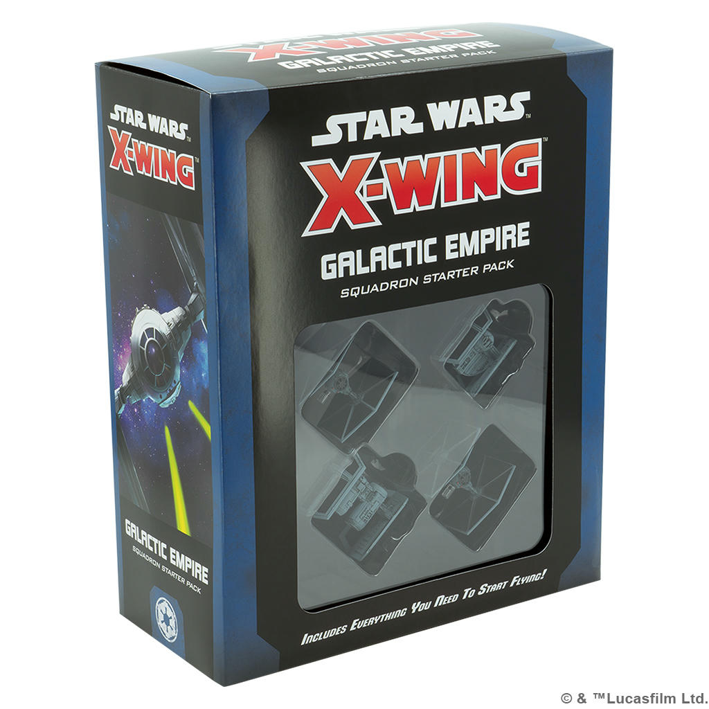 Image of Star Wars X-Wing 2nd Ed Galactic Empire Squadron Starter Pack FFGSWZ105EN