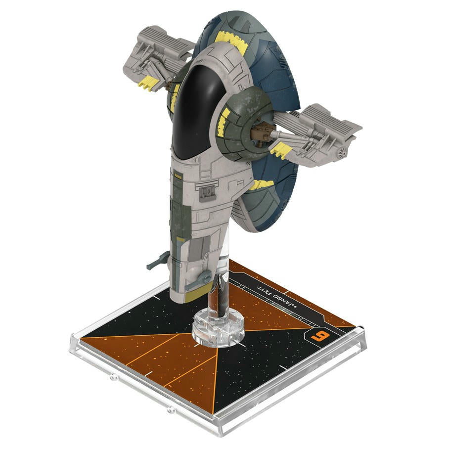 Image of Star Wars X-Wing 2nd Ed Jango Fett's Slave I Ship Expansion Fantasy Flight SWZ82