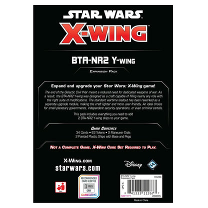 Image of Star Wars X-Wing 2nd Ed BTA-NR2 Y-Wing Ship Expansion SWZ86
