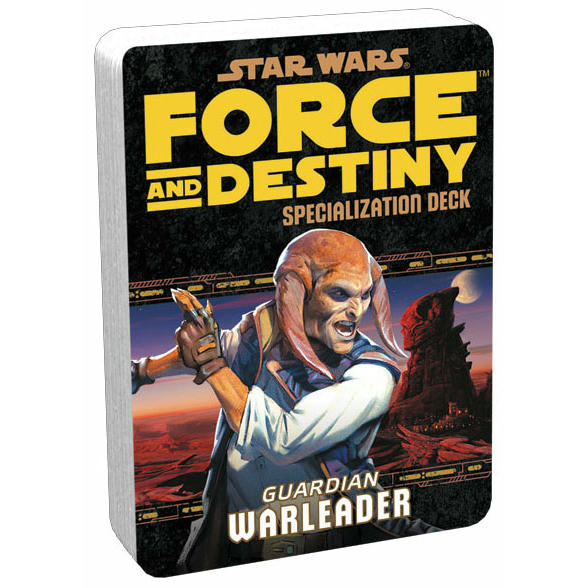 Image of Star Wars Force and Destiny RPG Guardian Warleader Specialization Deck FFGUSWF27