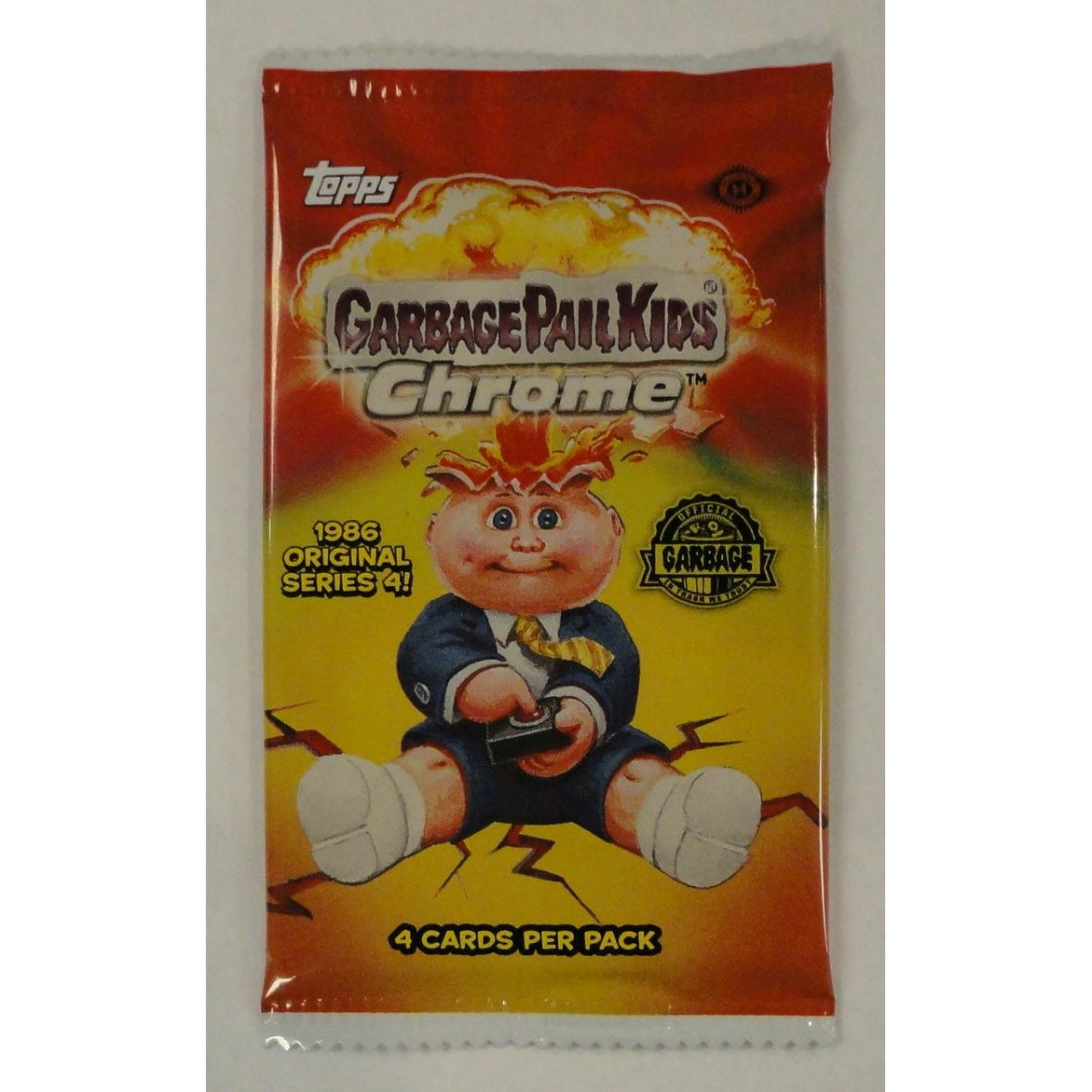 Image of Garbage Pail Kids Chrome Series 4 (2021) 4-Card Booster Pack FGC004547-S