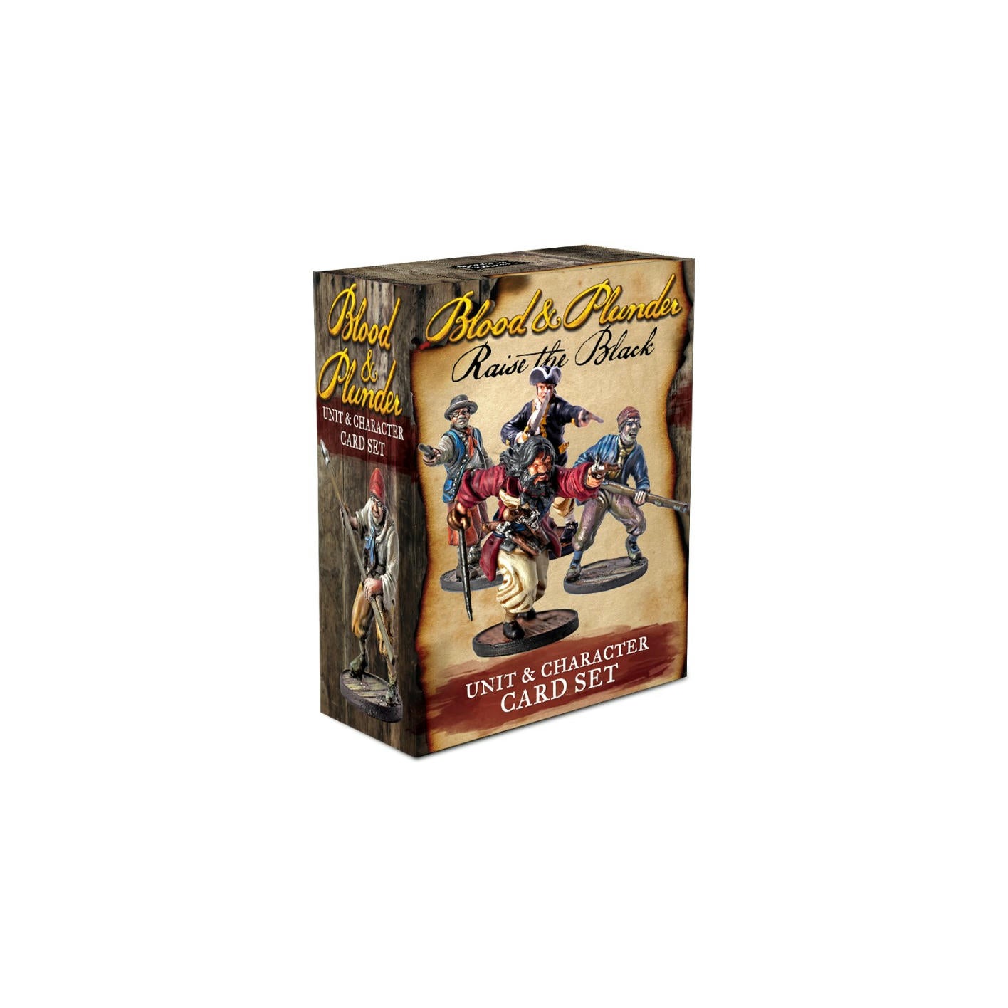 Image of Blood & Plunder Miniatures game: Raise the Black Unit & Character Card Set 