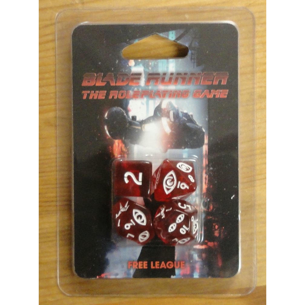 Image of Blade Runner Roleplaying Game RPG Dice Set by Free League Publishing FLFBLR005