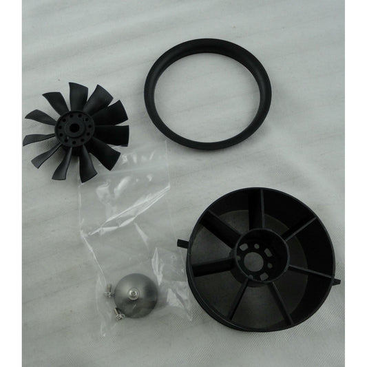 Image of FMS 64mm 11-Blade EDF Ducted Fan Unit w/Metal Spinner for R/C Airplanes 