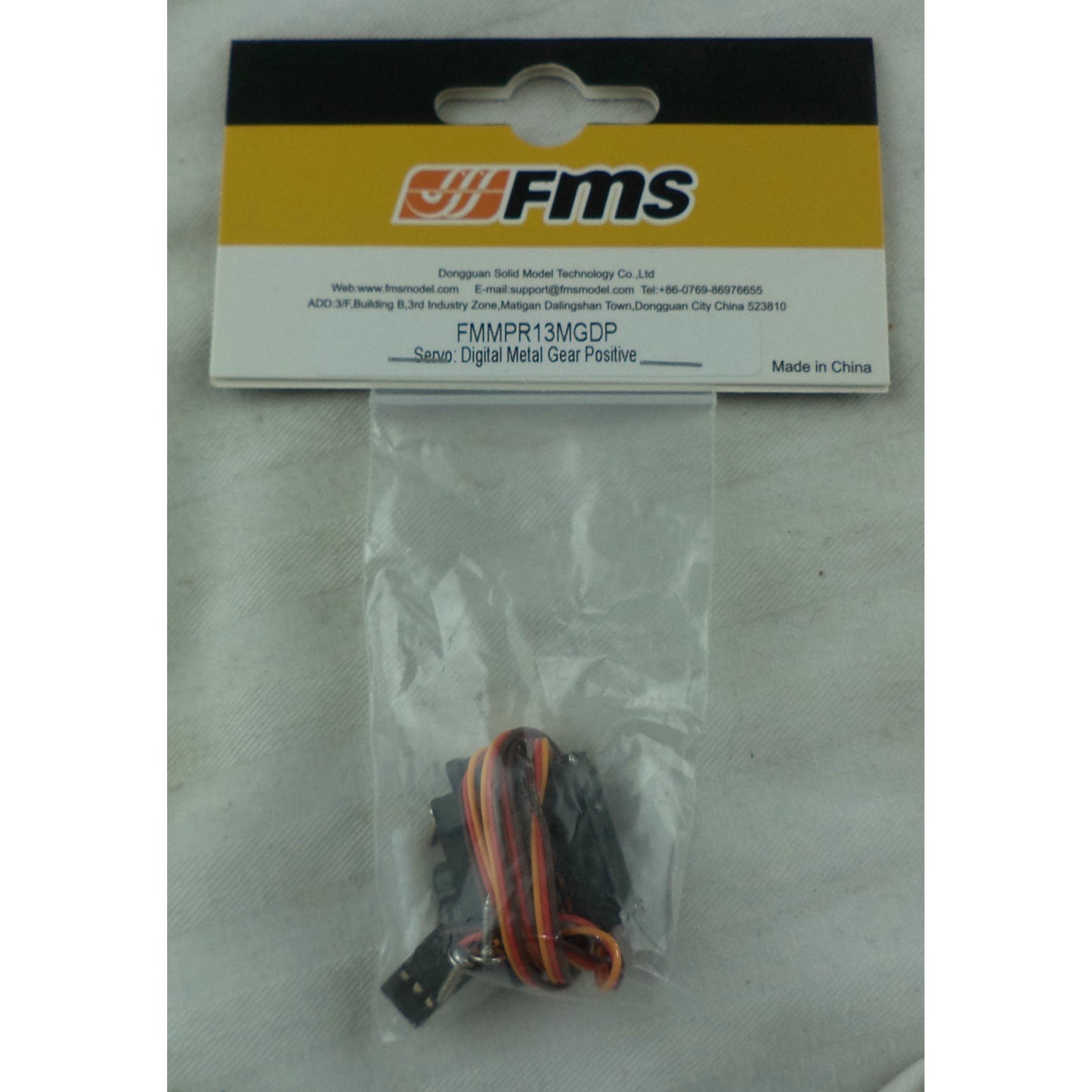 Image of FMS 13g Digital Metal Gear Servo (Positive) FMMPR13MGDP