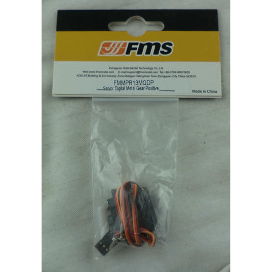 Image of FMS 13g Digital Metal Gear Servo (Positive) FMMPR13MGDP