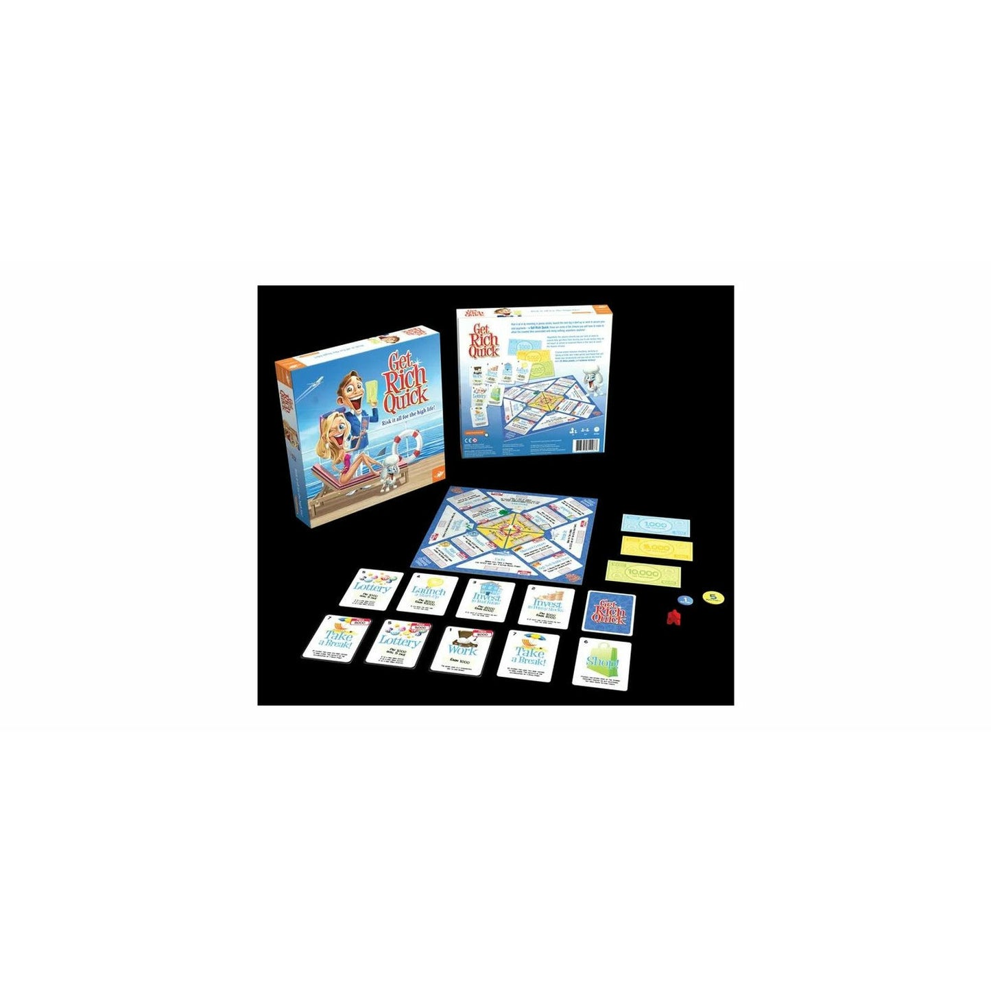 Image of Get Rich Quick Board Game by Foxmind FOXRICH-ENG