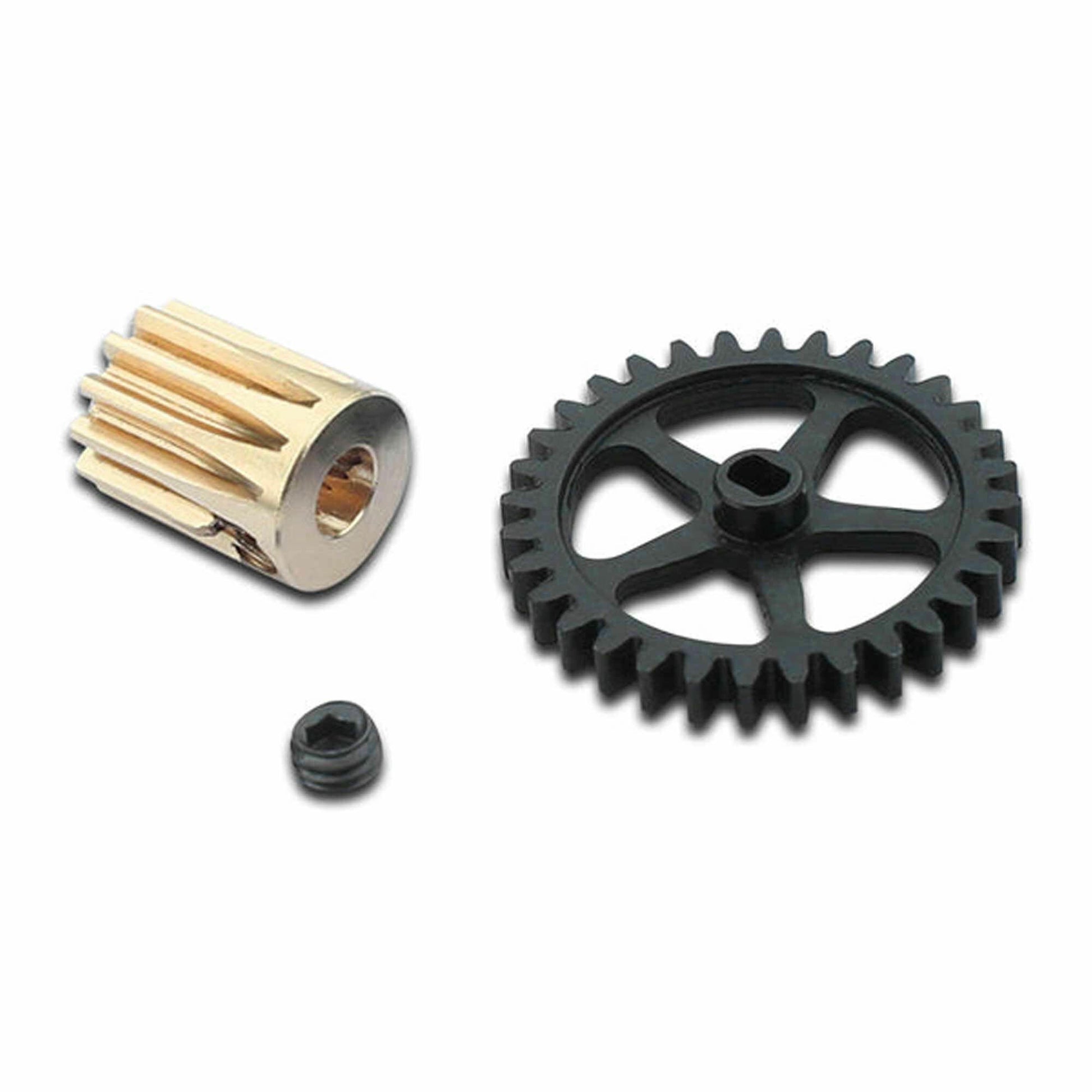 Image of Furitek Brushless Conversion 0.5M Spur Gear/12T Pinion Axial SCX24 Rock Crawler