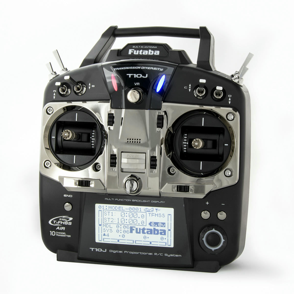 Futaba 10JH 10-Channel Heli T-FHSS Computer Radio System