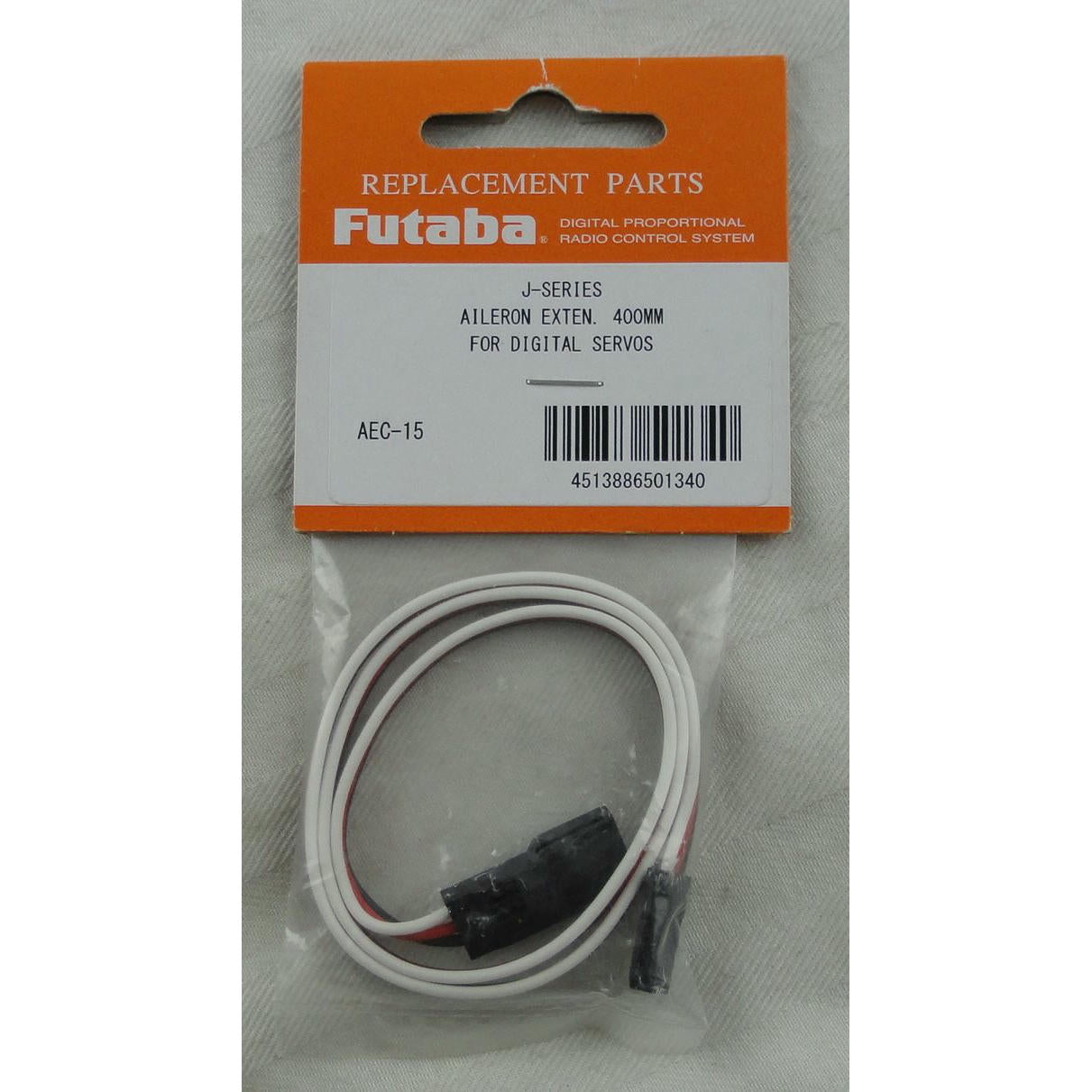 Image of Futaba J-Series 400mm (15.75) Servo Extension Cable FUTAEC-15